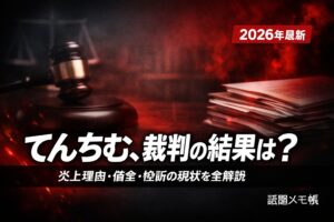 てんちむの炎上理由・裁判結果・借金問題まとめ